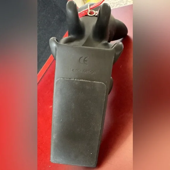 Black Cat Figurine with Red Collar door stopper - Picture 4 of 6